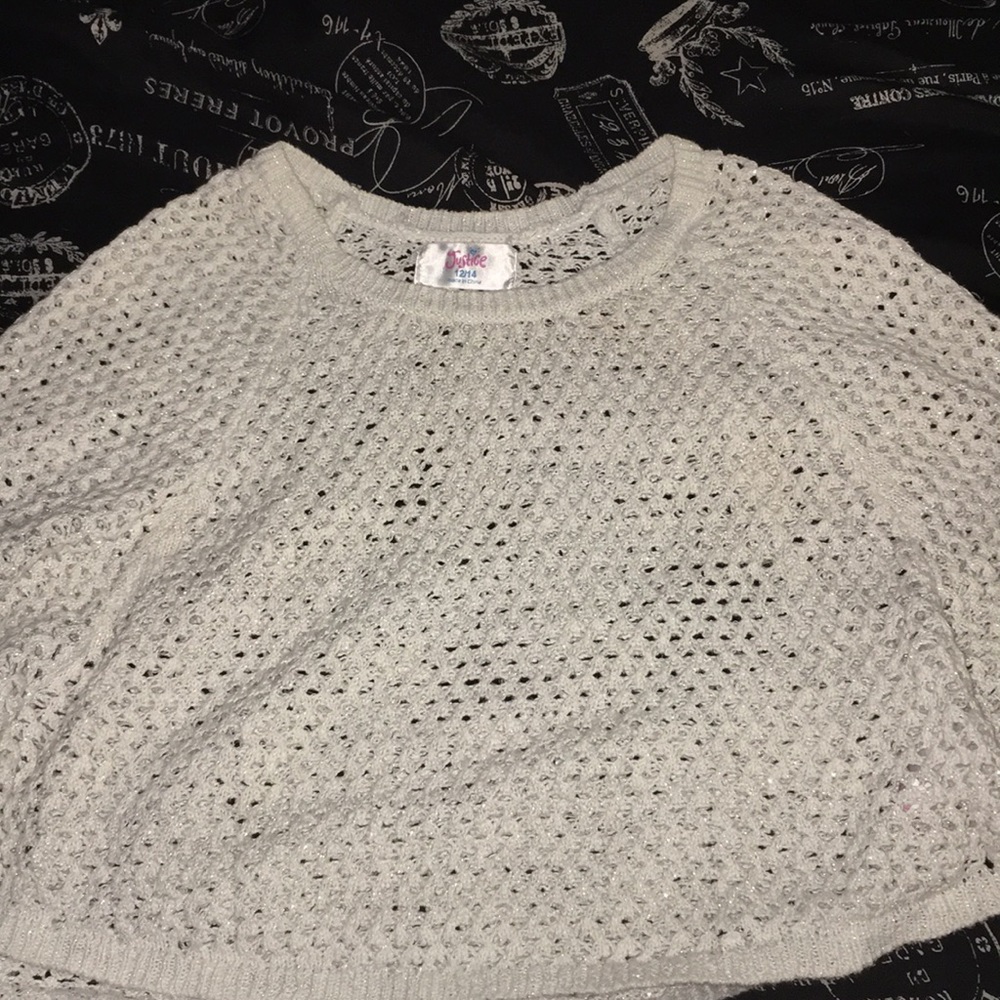 Justice knit shirt